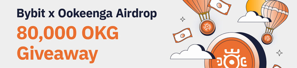 Аирдроп 100 OKG от Ookeenga и ByBit