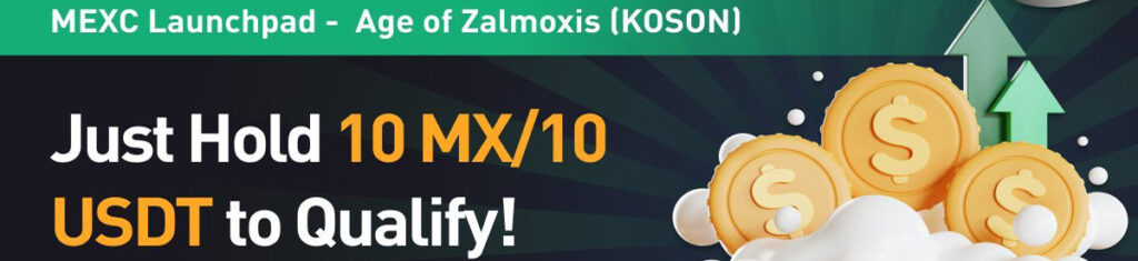 IEO Age Of Zalmoxis (KOSON) на MEXC Launchpad