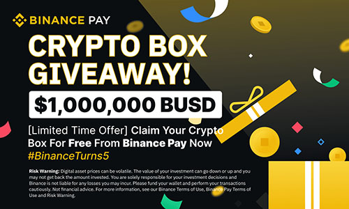 Binance PAY Crypto Box Giveaway