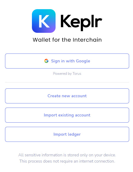 Как создать кошелек Cosmos в Keplr?