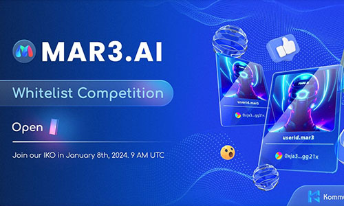 IDO Mar3 AI (MAR3) на Kommunitas [08 января 2023]