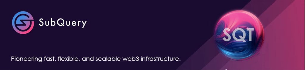 Обзор токеномики SubQuery (SQT), информвция о токене, график и цена SQT.