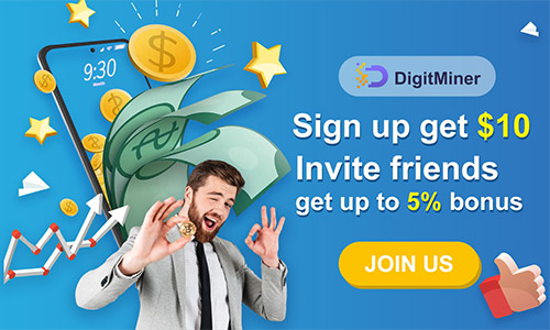 Пассивный доход с помощью облачного майнинга DigitMiner