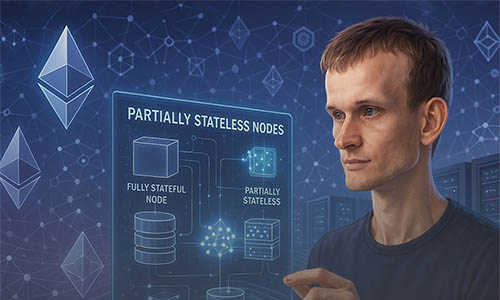 Бутерин предлагает частичные узлы Ethereum без состояния