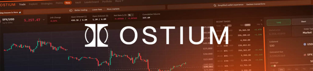 Ostium - обзор децентрализованной деривативной биржи