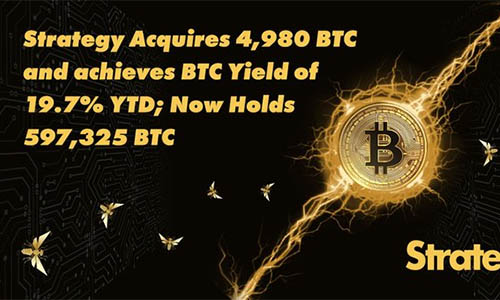 Компания Strategy отчиталась о покупке еще 4980 BTC