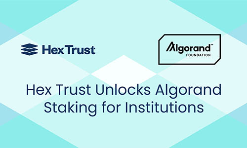 Algorand и Hex Trust предлагают институциональный стейкинг