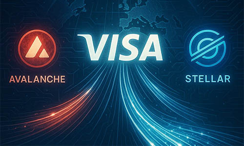 Visa интегрирует Stellar и Avalanche, добавляя стейблкоины PYUSD, USDG и EURC