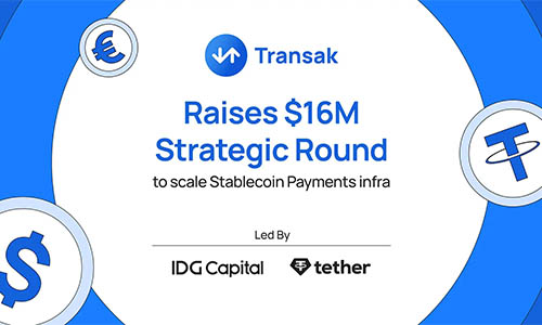 Transak привлек $16 млн. от Tether, IDG Capital и других