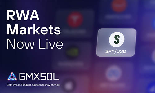 GMXSOL запускает первый бессрочный контракт RWA для ETF S&P 500