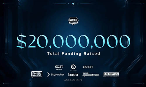 SuperGaming получает $20 млн. на продвижение Web3-гейминга