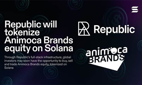 Republic токенизирует акции Animoca Brands на Solana