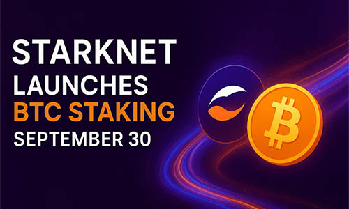 Starknet запустил стейкинг BTC в основной сети
