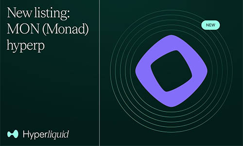 Hyperliquid запустил фьючерсы на будущий токен Monad (MON)