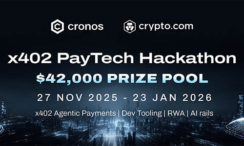 Cronos запускает хакатон x402 для платежных систем на базе ИИ