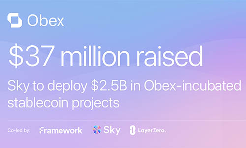 Obex привлекает $37 млн. ​​на создание инкубатора RWA