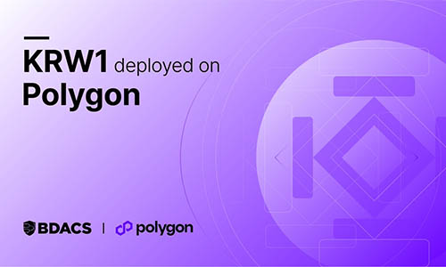 BDACS запускает стейблкоин KRW1 на Polygon