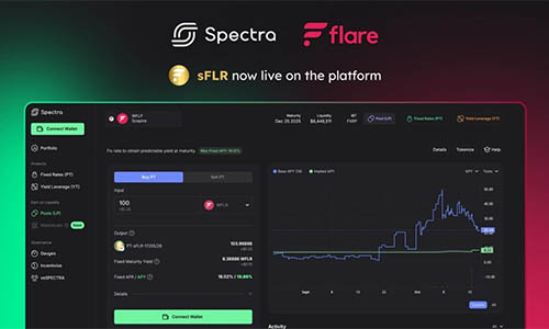 Платформа торговли доходностью Spectra запускается в сети Flare