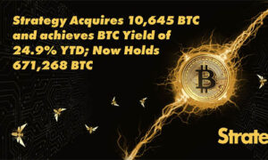 Strategy совершает очередную покупку в размере 10 645 BTC