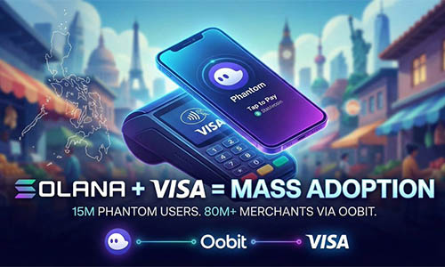 Oobit обеспечивает связь Solana с Visa