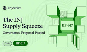 Сообщество Injective одобрило решение о сокращении предложения токенов INJ