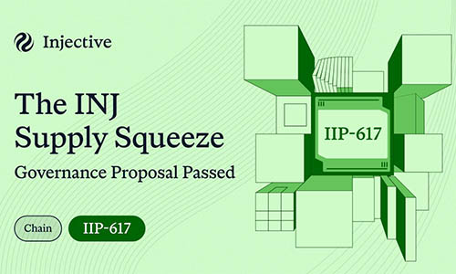 Сообщество Injective одобрило решение о сокращении предложения токенов INJ