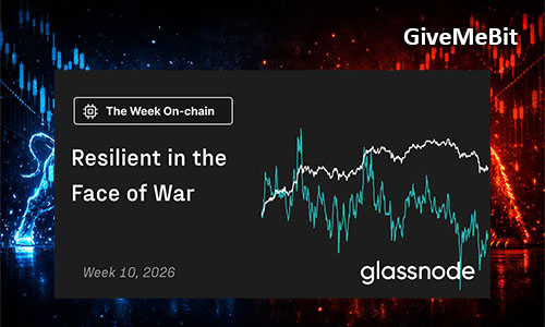 Отчет Glassnode: неделя 10, 2026 — «Стойкость перед лицом войны»