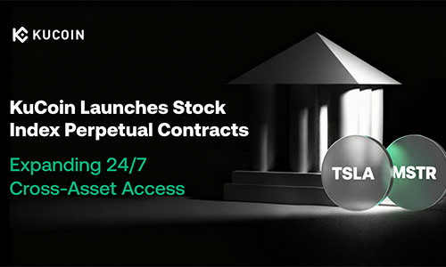 KuCoin запускает бессрочные фьючерсы на акции Tesla и Strategy