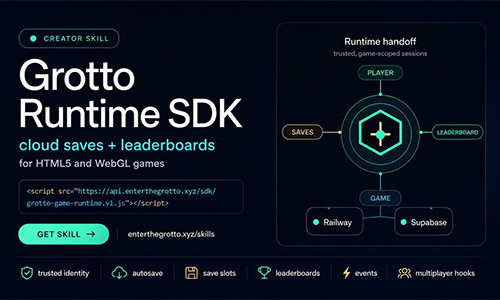 The Grotto выпустила первую версию Creator Skill: Runtime SDK