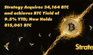 Strategy сообщила о покупке 34164 BTC, совершенной на прошлой неделе