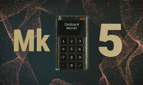 Coinkite выпускает первое обновление аппаратного кошелька Coldcard MK5
