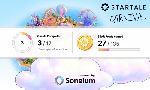 Startale App: Mini Apps Carnival (фарминг поинтов + розыгрыш $9000)