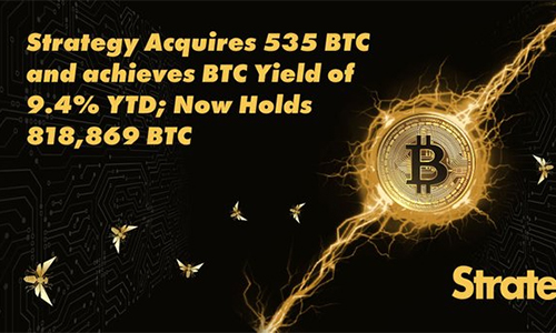 Strategy возобновляет покупки, приобретя 535 BTC