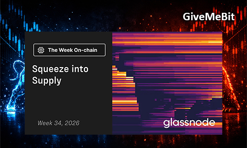 Отчет Glassnode: неделя 34, 2026 — «Сквиз предложения»