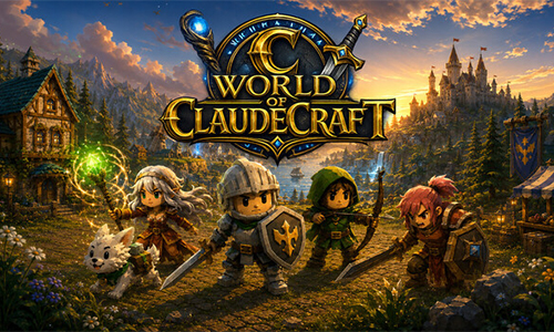 World of ClaudeCraft открывает свой игровой рынок