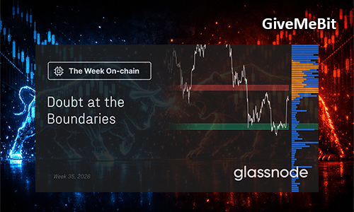 Отчет Glassnode: неделя 35, 2026 — «Сомнения на границах»