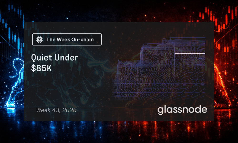Glassnode Report: Week 43, 2026 — “Quiet Under $85000”